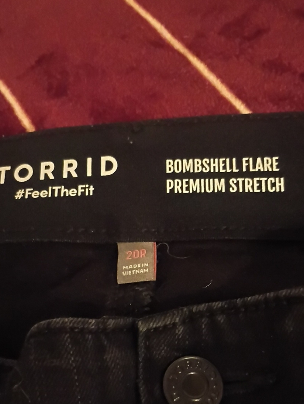 torrid Bombshell Flare Premium Stretch Jeans - Black
